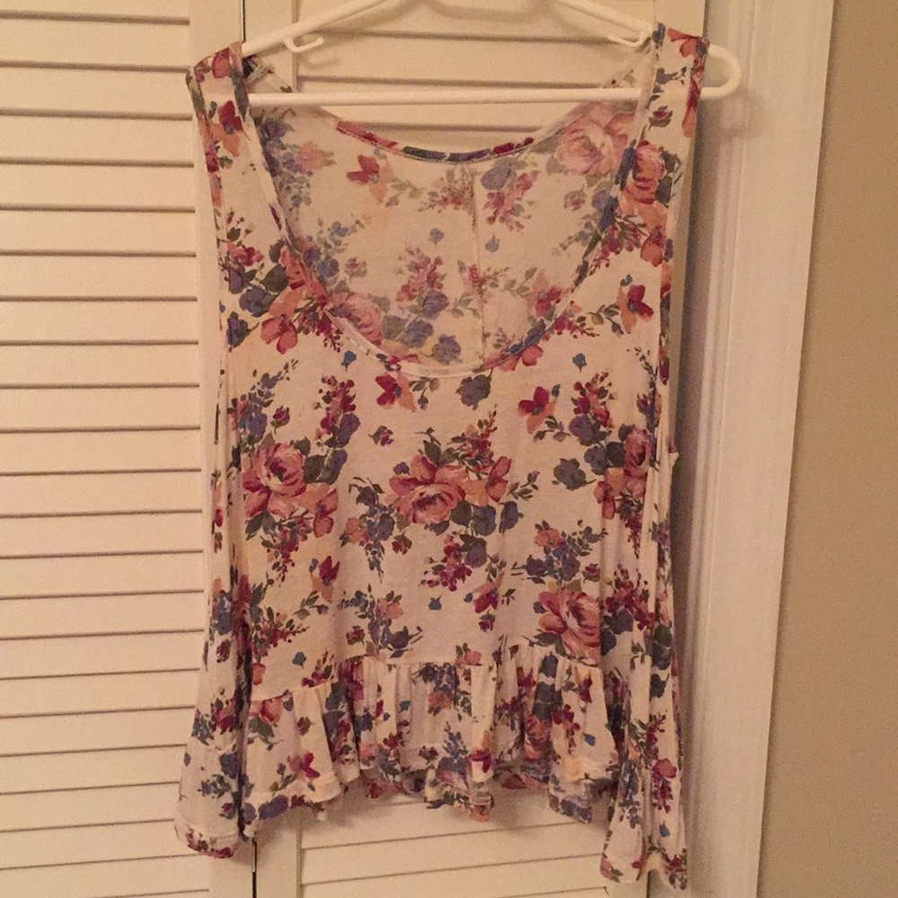 Floral tank top